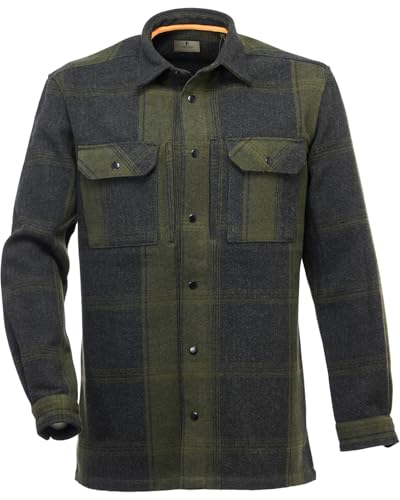 Parforce Hemdjacke Frank Oliv kariert, XL von Parforce