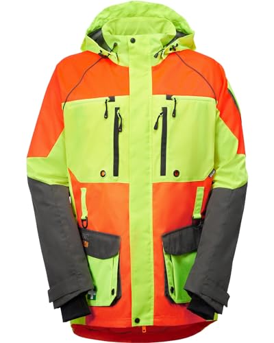 Parforce Hundeführerjacke Hatz-Watz Evolution G2 Signalorange/-gelb S von Parforce