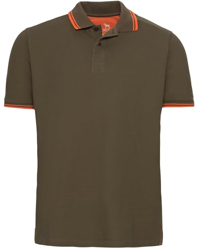 Parforce Poloshirt Oliv/Orange XL von Parforce