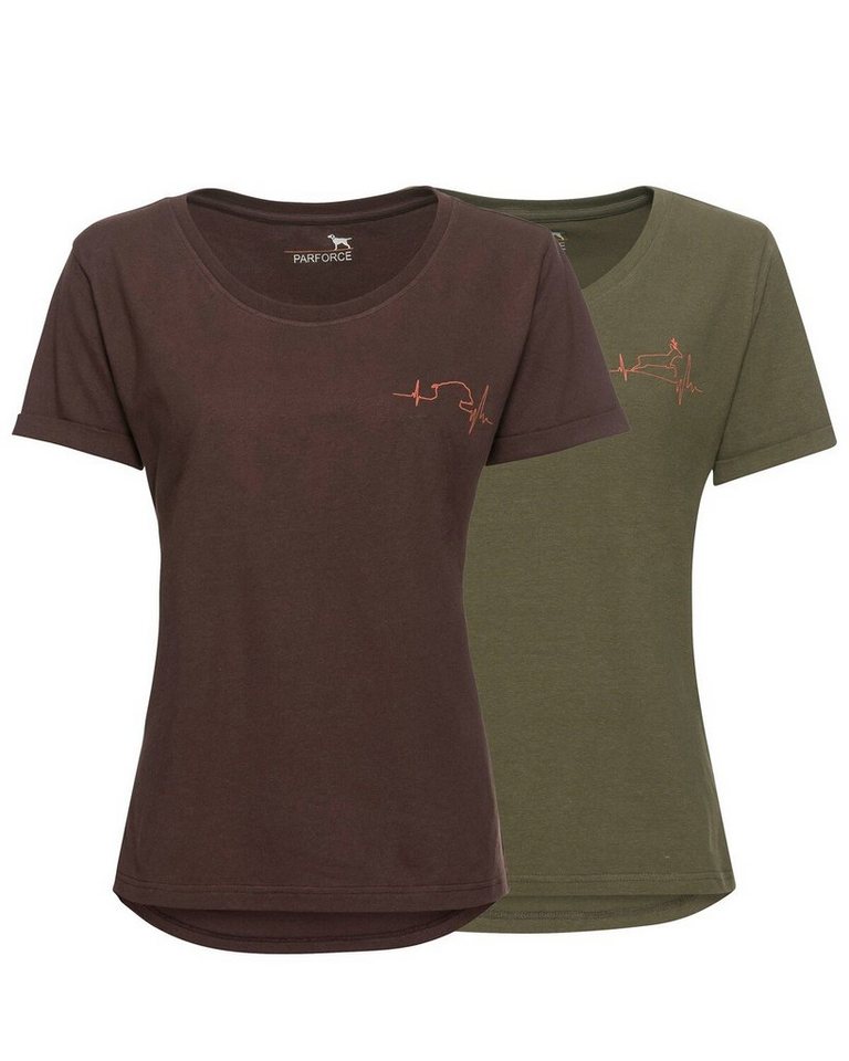 Parforce T-Shirt Damen 2er-Set T-Shirts Heartbeat von Parforce