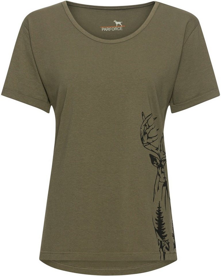 Parforce T-Shirt Damen T-Shirt Hirsch-Print von Parforce