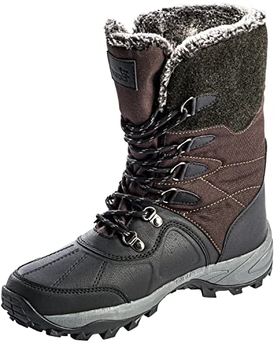 Parforce Unisex Thermostiefel Vogelsberg Schwarz/Braun 40 von Parforce