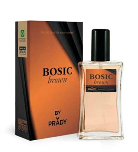 Prady - Eau de Toilette Bosic Brown Man - 100ml - Eleganter Herrenduft für jeden Anlass von Parfum Homme