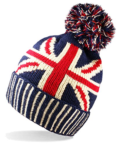 UNISEX UNION JACK FLAG BOMMEL MÜTZE von Pariella