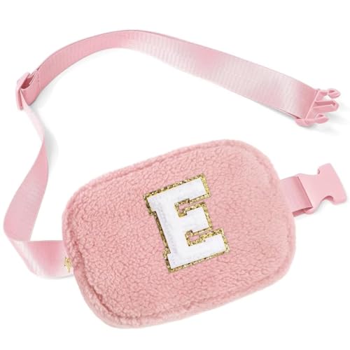 Parima Personalisierte Geschenke für Mädchen - Personalisierte Geschenke für 4 5 6 7 8 9 10 11 12 13 Jährige Mädchen, Geschenke Geschenkideen für Teenager Mädchen, Gürteltasche Mit Initiale E von Parima