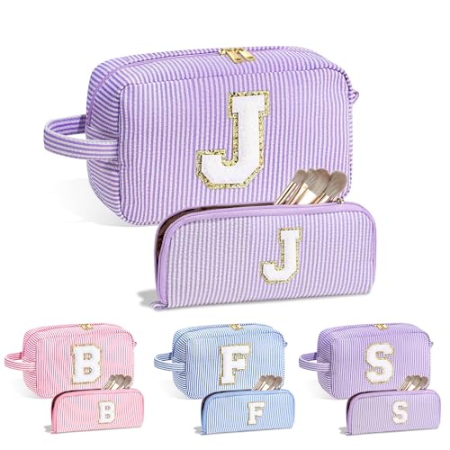 Parima Kosmetiktasche Damen Mädchen - 2 Stück Buchstaben Kosmetiktaschen Reise Kosmetiktasche Make up Tasche Mädchen Geburtstagsgeschenk Personalisierte Geschenke für Frauen Freundin Mama Parima Kosmetiktasche Damen Mädchen - 2 Stück Buchstaben Kosmetiktaschen Reise Kosmetiktasche Make up Tasche Mädchen Geburtstagsgeschenk Personalisierte Geschenke für Frauen Freundin Mama von Parima