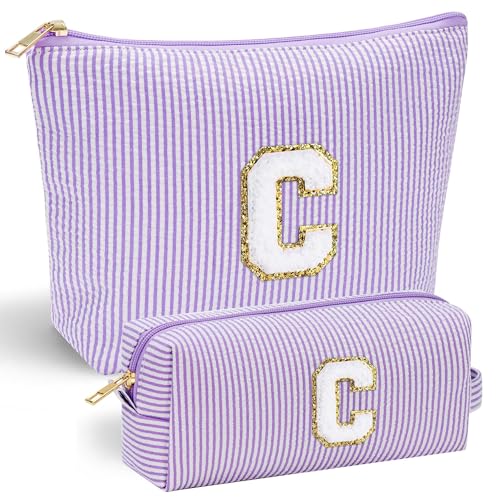 Parima Kosmetiktasche für Mädchen - Lila Kosmetiktasche Schminktasche Mädchen Personalisierte Geburtstagsgeschenk für Frauen Mädchen Kosmetiktasche für Mädchen Freundin Geschenke Kosmetiktasche C Parima Kosmetiktasche für Mädchen - Lila Kosmetiktasche Schminktasche Mädchen Personalisierte Geburtstagsgeschenk für Frauen Mädchen Kosmetiktasche für Mädchen Freundin Geschenke Kosmetiktasche C von Parima