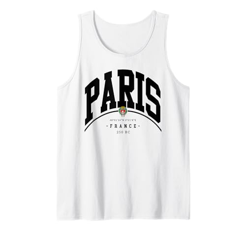 Paris Frankreich Urlaub nach Paris Pariser Geschenk Paris Mädchen Tank Top von Paris France vacation to Paris Parisian Gift