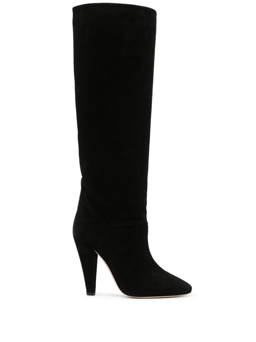 Paris Texas Kniehohe Wildlederstiefel 110mm - Schwarz von Paris Texas