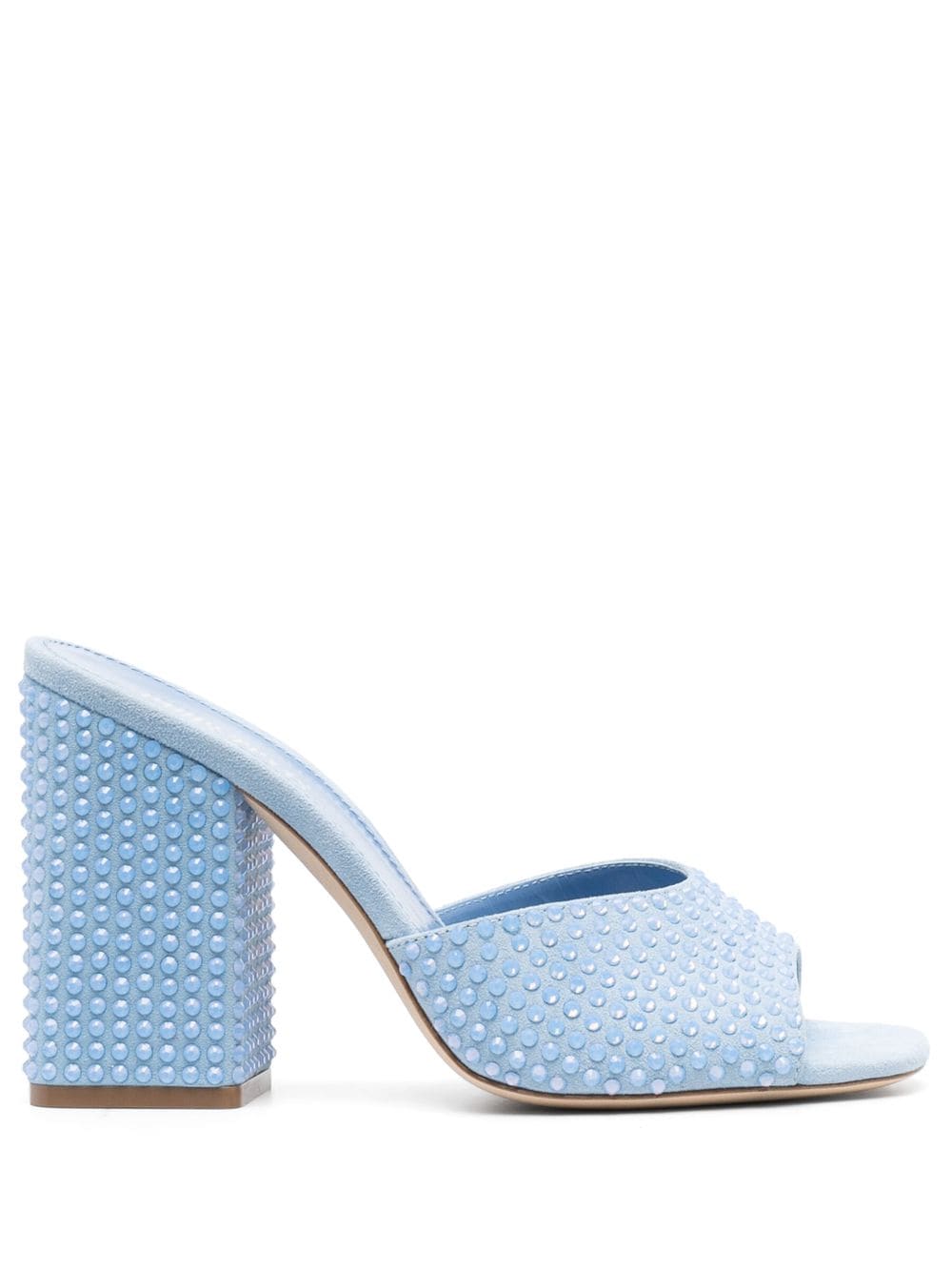 Paris Texas Holly Anja Mules 100mm - Blau von Paris Texas