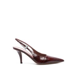 Paris Texas Jessica Rote Leder Slingback Pumps von Paris Texas