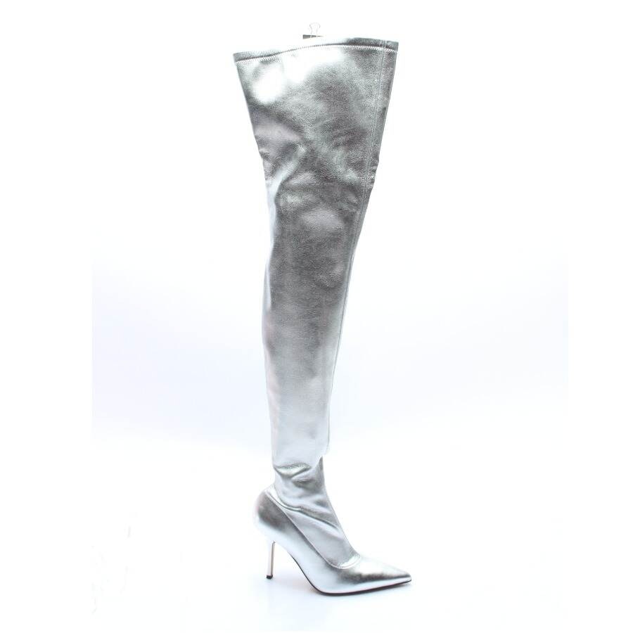 Paris Texas Overkneestiefel EUR 35,5 Silber von Paris Texas