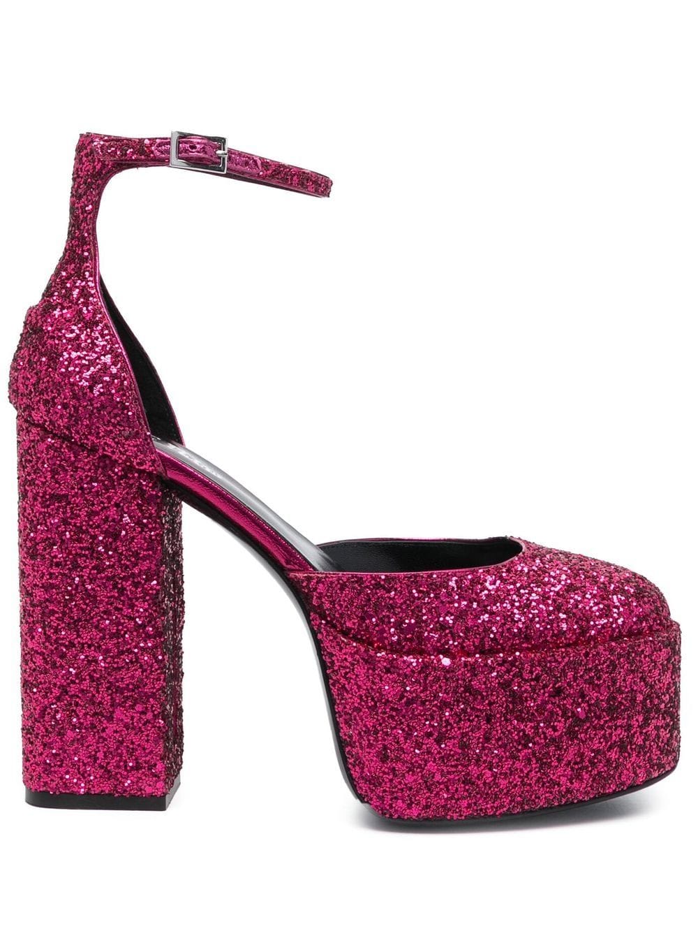 Paris Texas Pumps mit Glitter 140mm - Rosa von Paris Texas