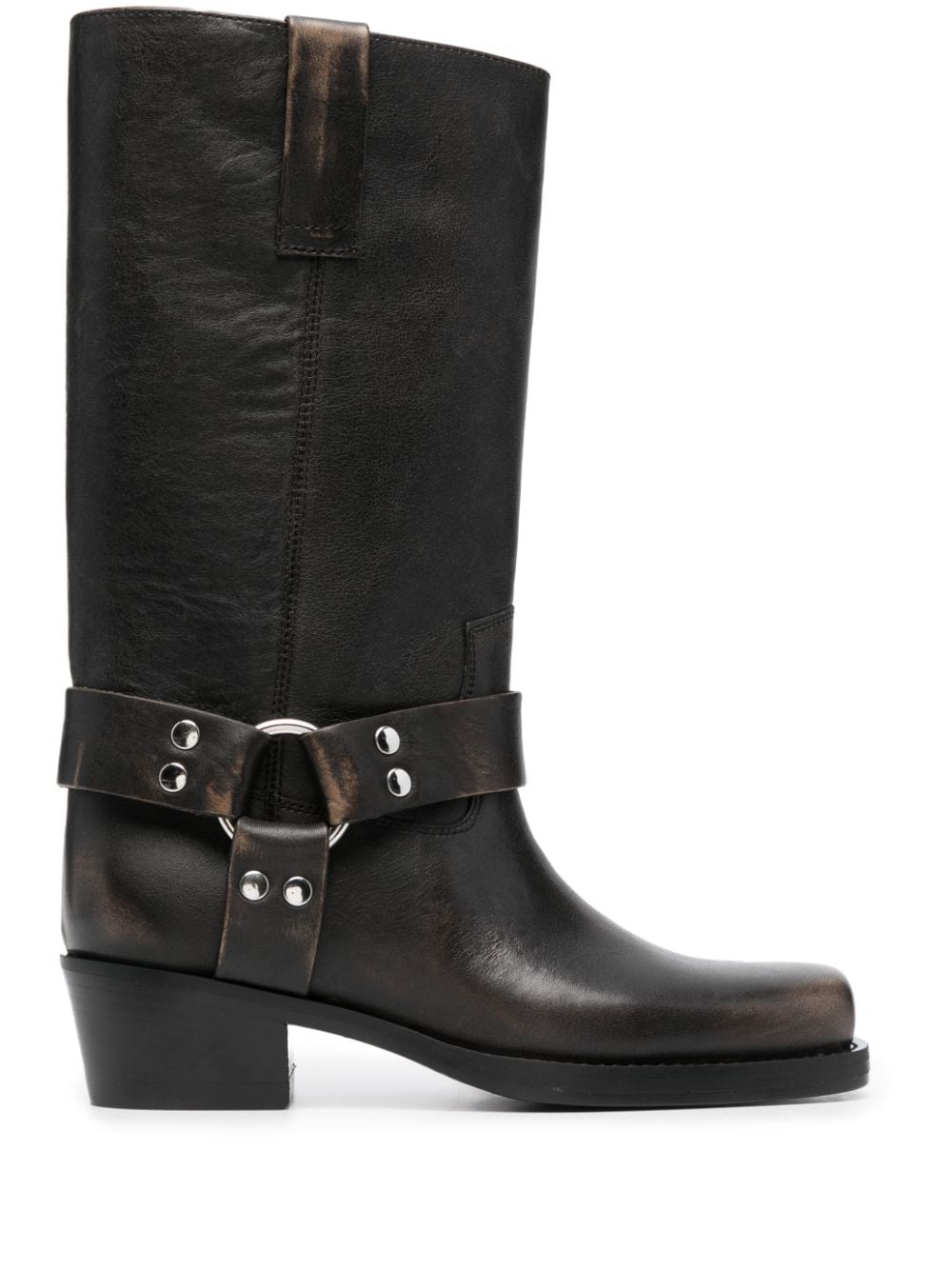 Paris Texas Klassische Cowboystiefel 40mm - Schwarz von Paris Texas