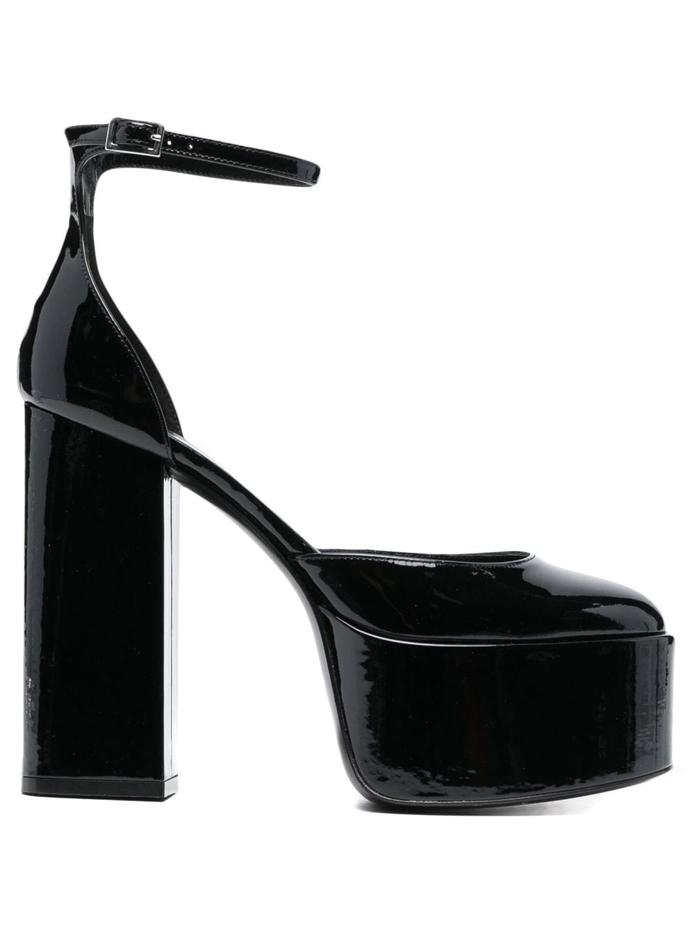 Paris Texas Pumps mit Plateau - Schwarz von Paris Texas