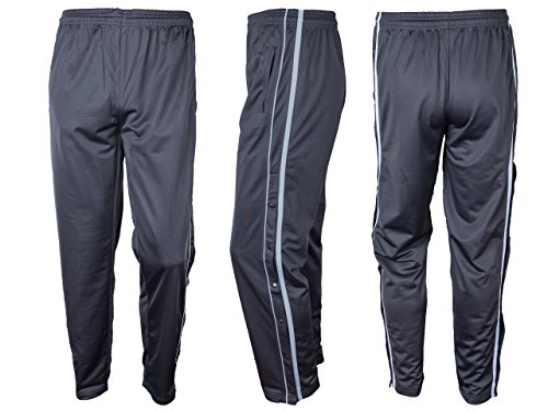 Paris Herren Jogginghose mit Knopfleiste - Anthrazit, Groesse: XL von Paris