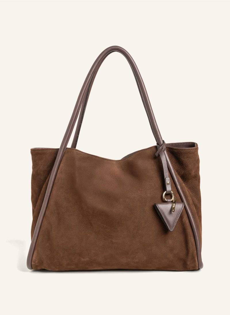 Parise Handtasche '09' Röhrenförmig Ohne Fransen beige von Parise