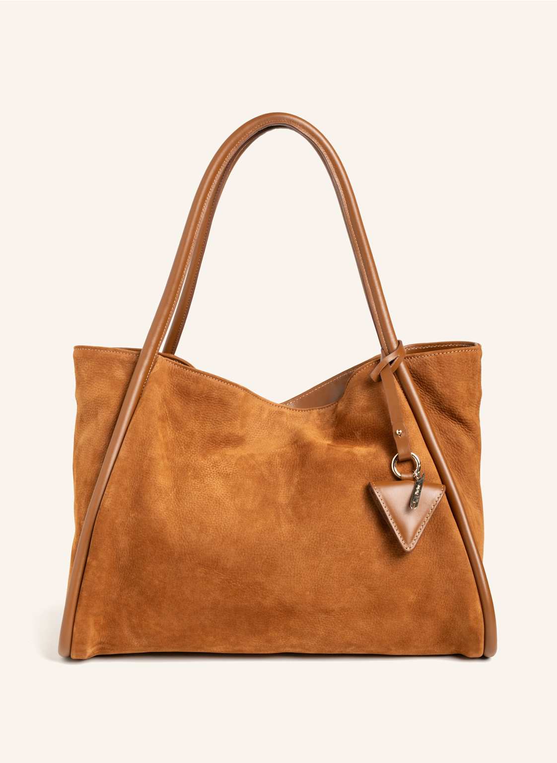 Parise Handtasche '09' Röhrenförmig Ohne Fransen braun von Parise