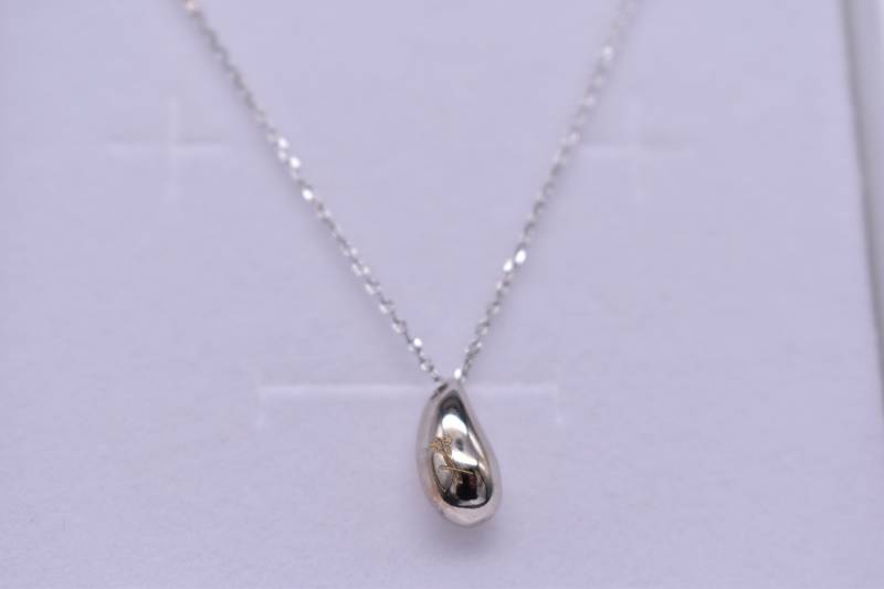 Parisi Halskette Verstellbar - 925Er Sterlingsilber Tropfenförmigem Anhänger Inkl. Weiße Schmuckschachtel von Parisistore