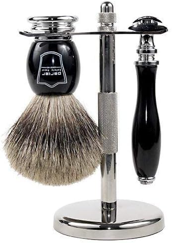 Parker Safety Razor 111B Safety Razor Rasierset - Enthält 100% Reiner Dachs Bürste, Edelstahl Ständer & Parker 111B Deluxe Rasierapparat Parker Safety Razor 111B Safety Razor Rasierset - Enthält 100% Reiner Dachs Bürste, Edelstahl Ständer & Parker 111B Deluxe Rasierapparat von Parker Safety Razor