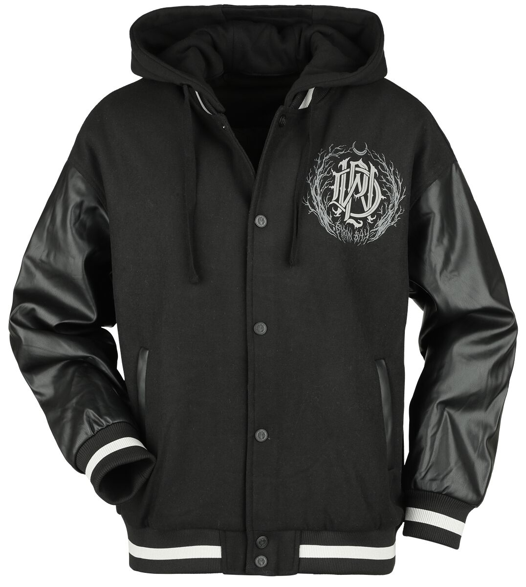 Parkway Drive Collegejacke - EMP Signature Collection - XL - für Männer - Größe XL - schwarz/grau  - EMP exklusives Merchandise! von Parkway Drive