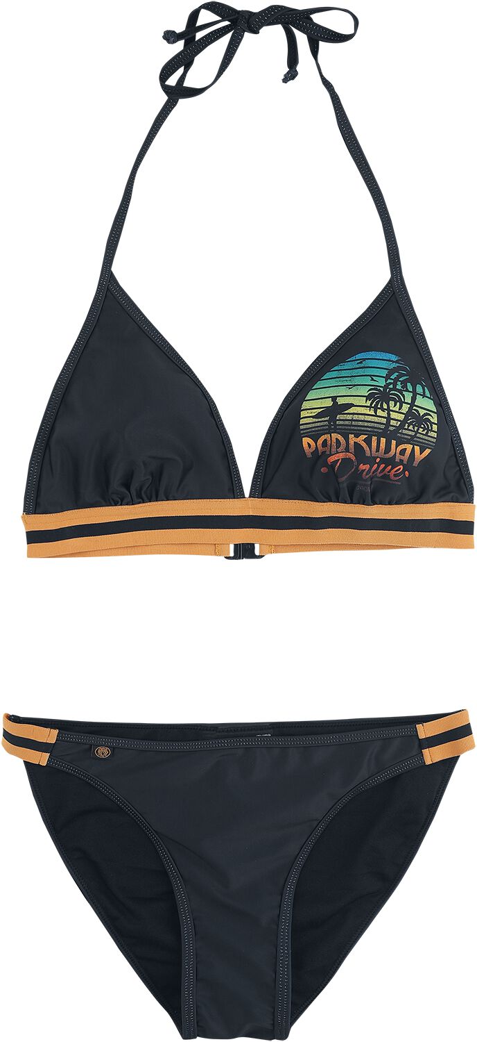 Parkway Drive EMP Signature Collection Bikini-Set schwarz orange in S von Parkway Drive
