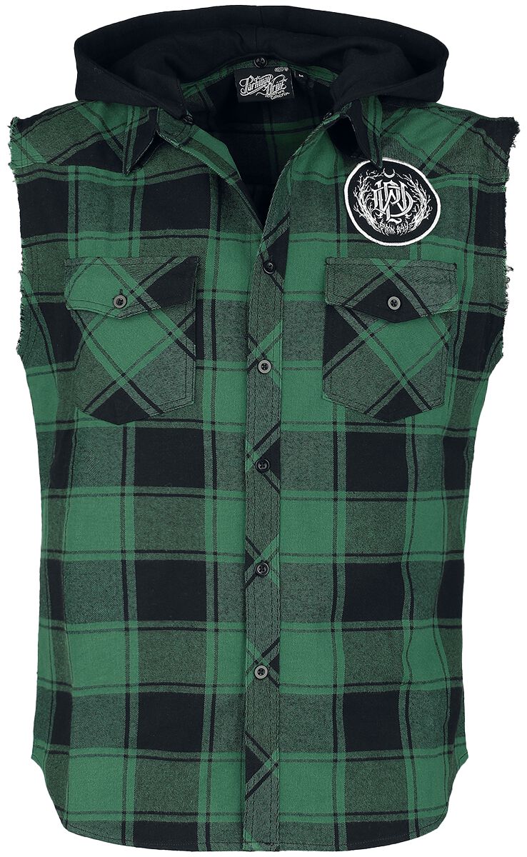 Parkway Drive Flanellhemd - EMP Signature Collection - S bis XXL - für Männer - Größe M - grün/schwarz  - EMP exklusives Merchandise! von Parkway Drive