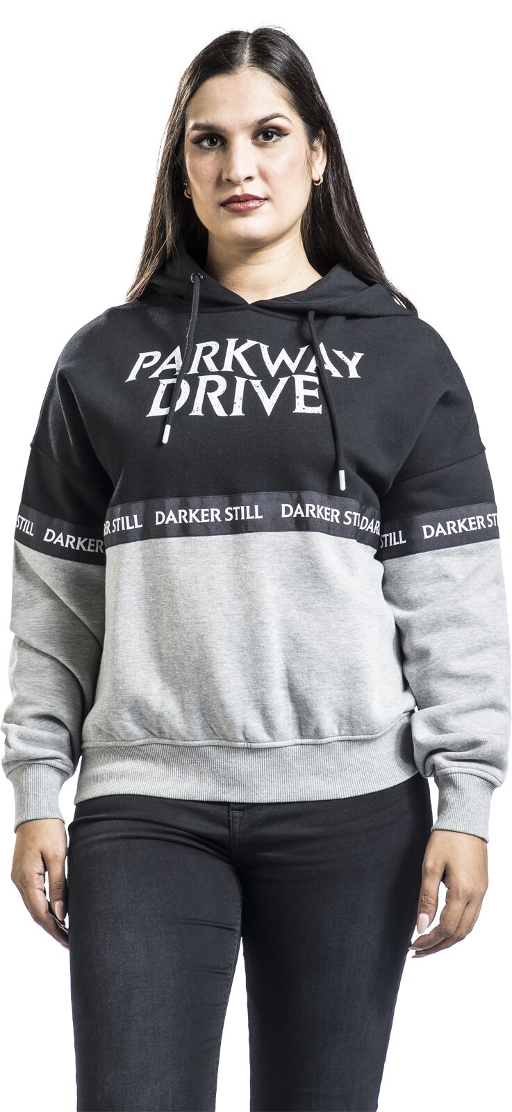 Parkway Drive Kapuzenpullover - EMP Signature Collection - S bis XL - für Damen - Größe L - hellgrau/schwarz  - EMP exklusives Merchandise! von Parkway Drive