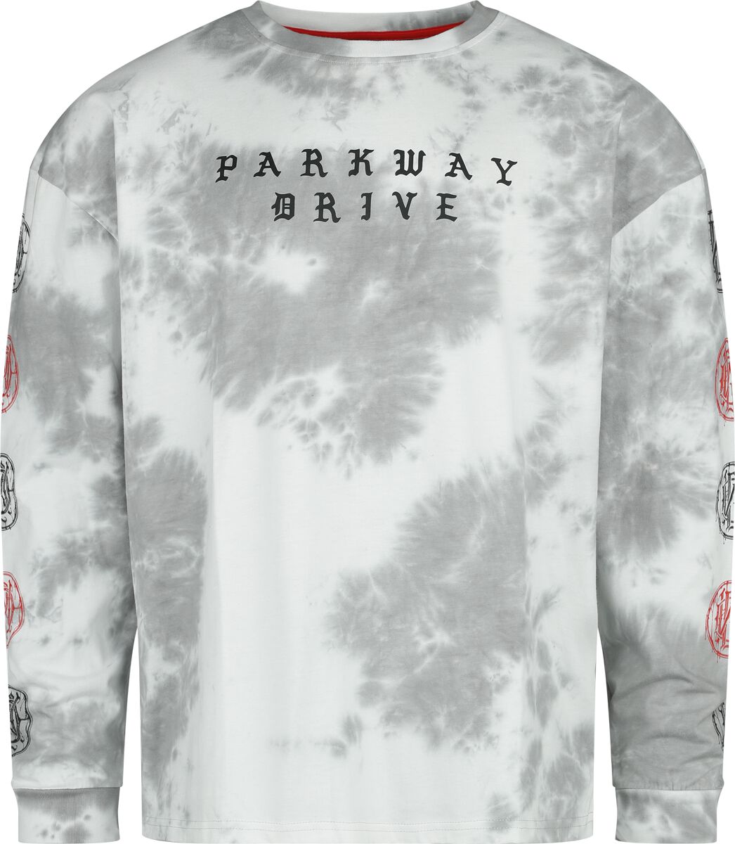 Parkway Drive Langarmshirt - EMP Signature Collection - Oversize - S bis 3XL - für Männer - Größe XXL - weiß/grau  - EMP exklusives Merchandise! von Parkway Drive