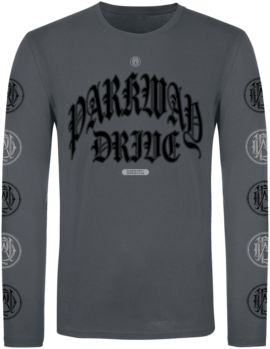 Parkway Drive Langarmshirt - Logo - S bis XL - für Männer - Größe XL - grau  - EMP exklusives Merchandise! von Parkway Drive