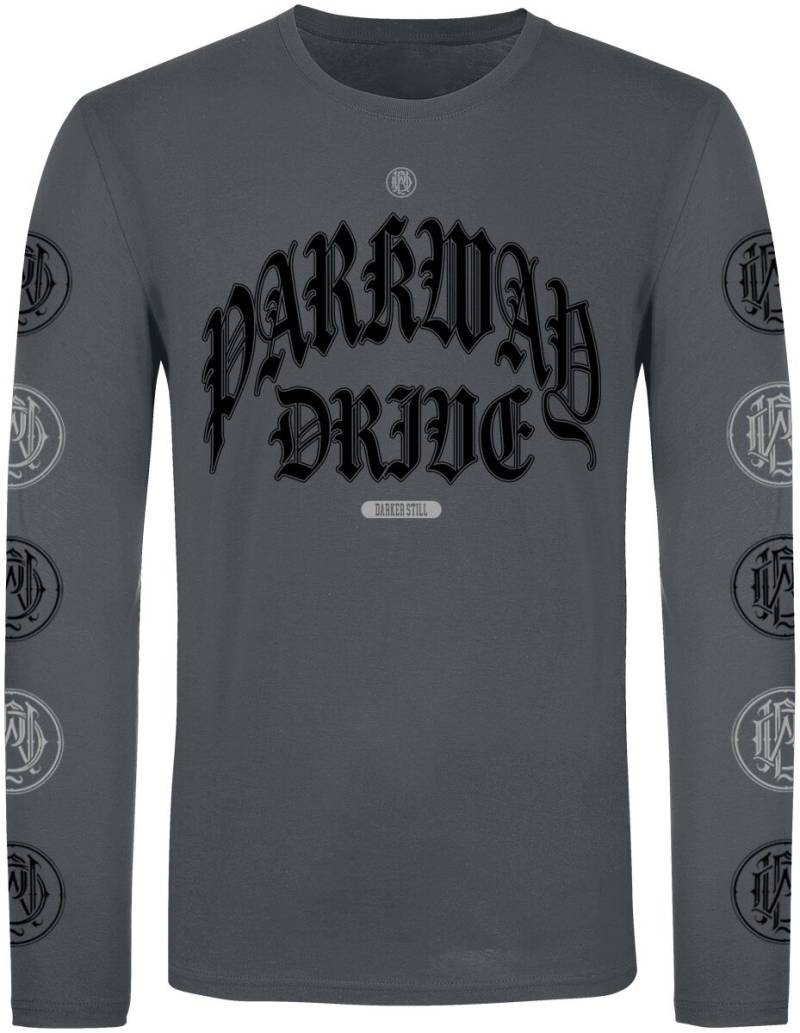 Parkway Drive Logo Langarmshirt grau in XXL von Parkway Drive
