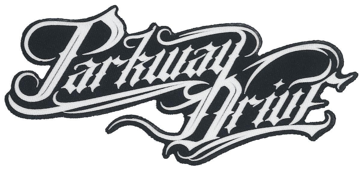 Parkway Drive Patch - Parkway Drive Logo - schwarz/weiß  - EMP exklusives Merchandise! von Parkway Drive