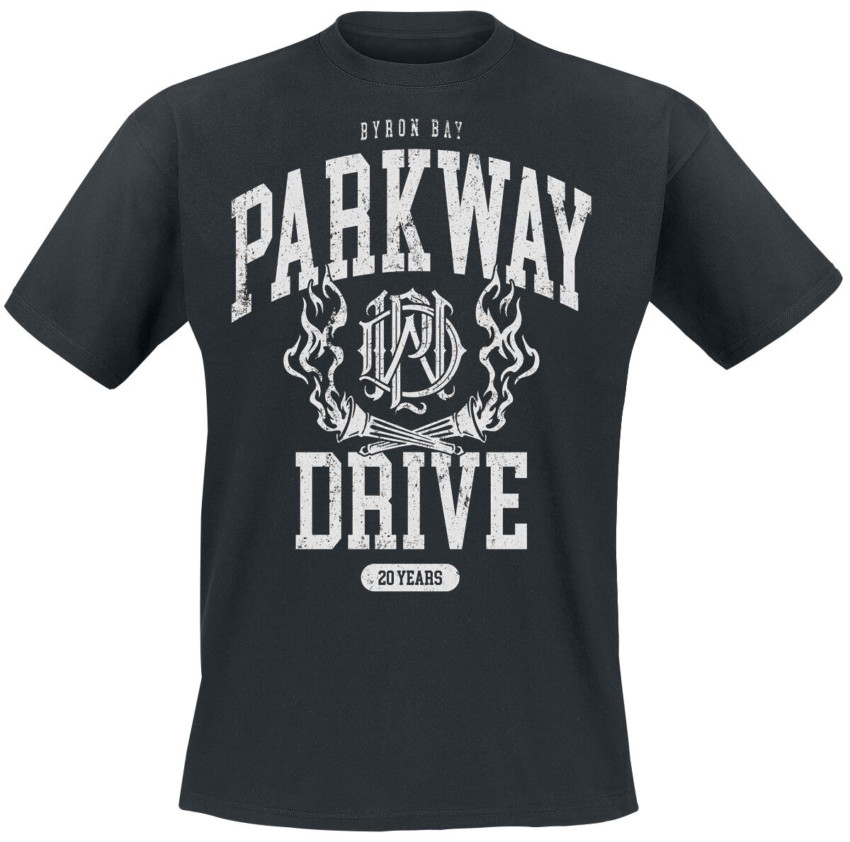Parkway Drive T-Shirt - 20 Years Crest - S bis XXL - für Männer - Größe L - schwarz  - Lizenziertes Merchandise! von Parkway Drive