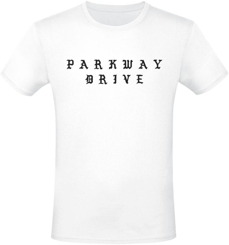 Parkway Drive T-Shirt - Glitch - S bis XXL - für Männer - Größe M - weiß  - Lizenziertes Merchandise! von Parkway Drive