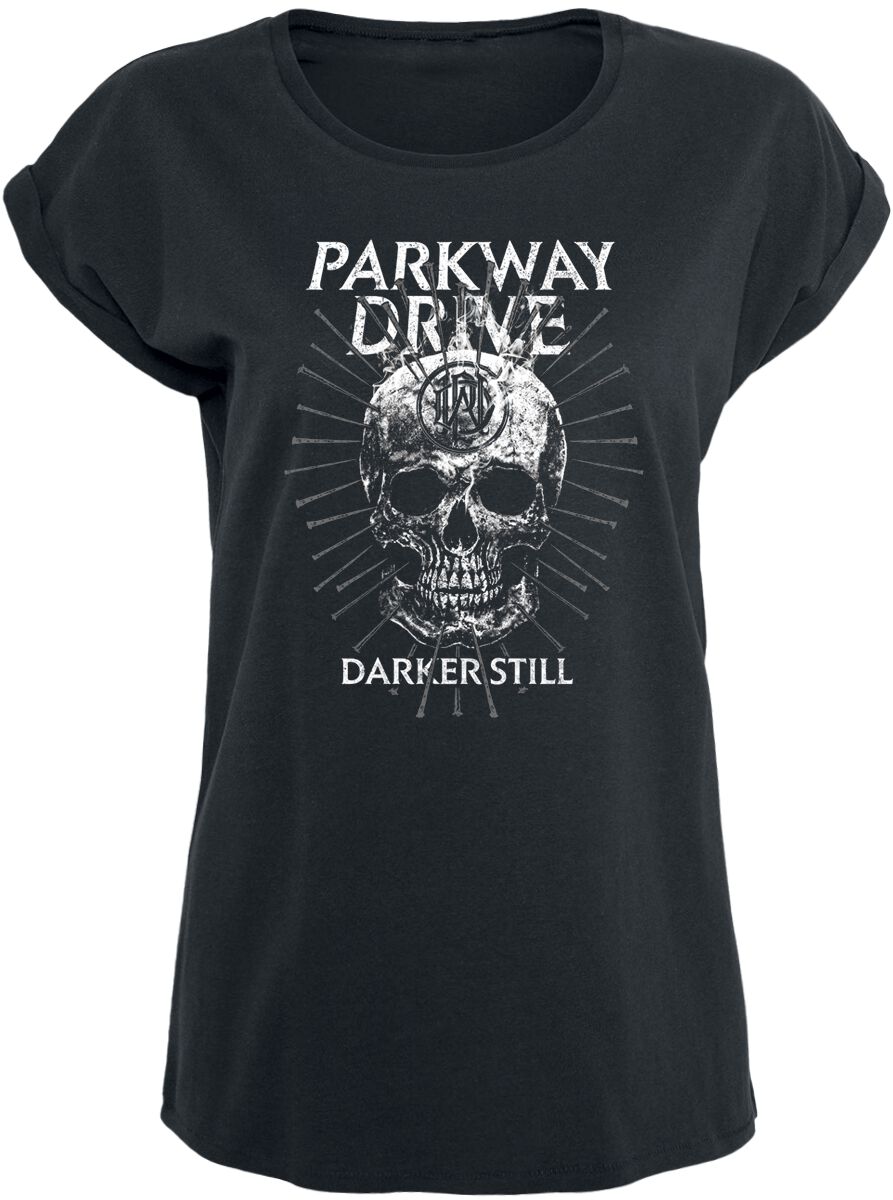 Parkway Drive T-Shirt - Smoke Skull - M bis XL - für Damen - Größe M - schwarz  - Lizenziertes Merchandise! von Parkway Drive