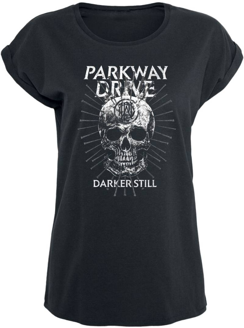 Parkway Drive T-Shirt - Smoke Skull - M bis XL - für Damen - Größe M - schwarz  - Lizenziertes Merchandise! von Parkway Drive