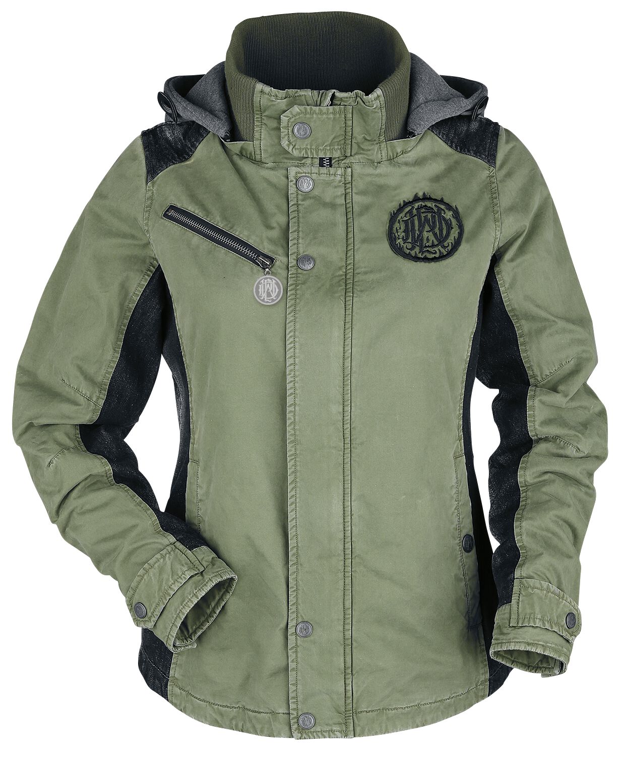 Parkway Drive Winterjacke - EMP Signature Collection - S bis M - für Damen - Größe S - grün  - EMP exklusives Merchandise! von Parkway Drive