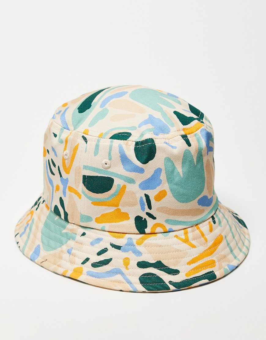 Parlez - Mehrfarbiger Anglerhut mit Pinselstrichprint-Bunt Parlez - Mehrfarbiger Anglerhut mit Pinselstrichprint-Bunt von Parlez