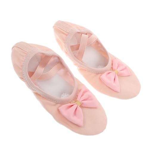 Parliky 1 Paar Mädchen Ballett Praxis Schuh Weiche Hausschuhe Für Yoga Bequeme Schuhe Für Junge Tänzer Mädchen Ballett Schuh von Parliky