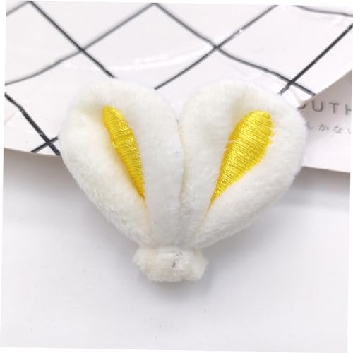 Parliky 10 Stück Teiliges DIY Hasenohren Haarspangen aus Stabilem Stoffmaterial Leichte Langlebige Bunny Ohr Deko für Schmuckherstellung Haarschmuck Vielseitig für Basteln Hochzeiten von Parliky