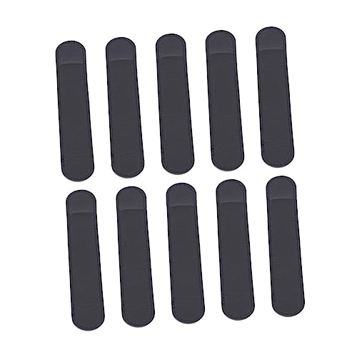 Parliky 10 Stück Teiliges PU Leder Stiftschutzhülle Leicht Kratzfest Passend für Touch Stylus und Füllfederhalter Modisch Praktisch Schwarzes Sleeve für Tablet Zubehör von Parliky