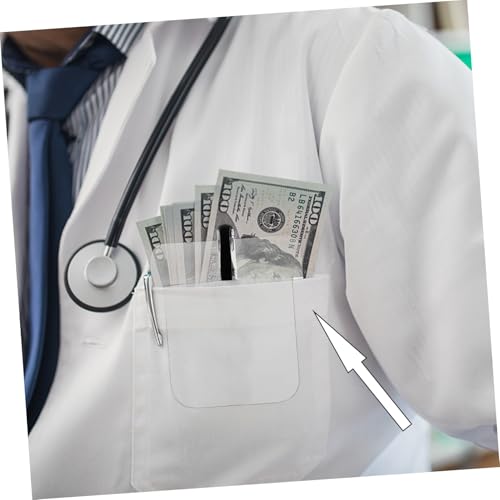 Parliky 12 Stück Teiliges Medizinische Stifttaschen aus Transparentem PVC Arzt Pflegekräfte Stift Organizer Hygienische Kompakte Aufbewahrung für Kugelschreiber und Schreibgeräte von Parliky