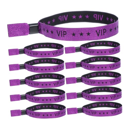 Parliky 20 Stück Vip Stoffarmbänder für Partys und Events Wiederverwendbar Schnelle Gästeregistrierung für Hochzeiten Konzerte Clubs und Festivals von Parliky