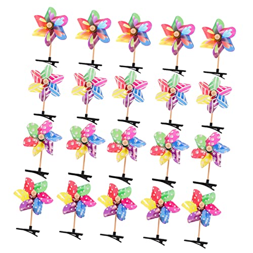 Parliky 24 Stück Teiliges Windrad Haarspangen für Frauen und Mädchen Dekorative Haarklammern für Verschiedene Frisuren und Anlässe Bequem und Rutschfest für Haartypen Geeignet von Parliky