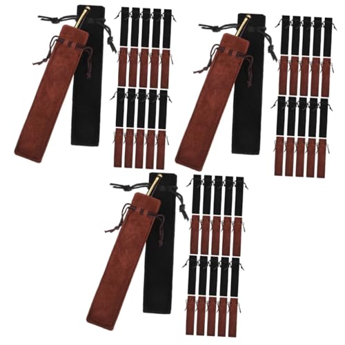 Parliky 3 Sets Samt-stifthüllen Mit Kordelzug Stifttasche Organizer Für Schulbedarf 50 Stück * 3 von Parliky