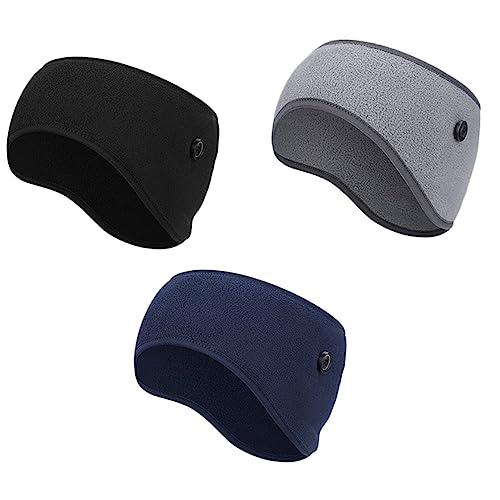 Parliky 3stücke Winter Stirnband Atmungsaktive Ohrenwärmer Für Sport Und Outdoor Winddicht Und Warm Für Radfahren Joggen Und Fitnessaktivitäten Unisex Kopfbedeckung von Parliky
