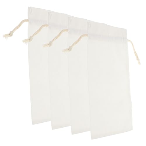 Parliky 4 Stück Leinen Weinbeutel Weiß Sublimationsfähig Stoffbeutel mit Kordelzug Wiederverwendbare Flaschen Taschen für Geschenkverpackung Party Hochzeit Weintrinker Parliky 4 Stück Leinen Weinbeutel Weiß Sublimationsfähig Stoffbeutel mit Kordelzug Wiederverwendbare Flaschen Taschen für Geschenkverpackung Party Hochzeit Weintrinker von Parliky