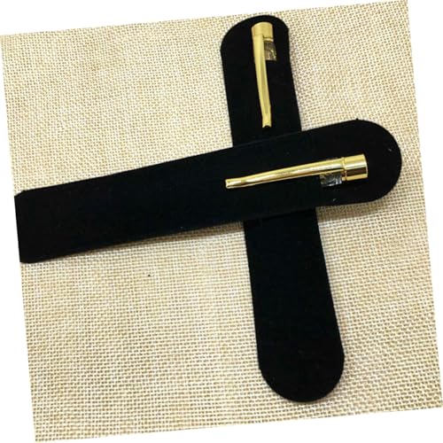 Parliky 40 Stück Weiches Stifteköcher aus Samtigem Material Einzelner Federhalter Schutzetui Praktisches Organizer etui für Schüler Büroangestellte als Geschenkverpackung für von Parliky