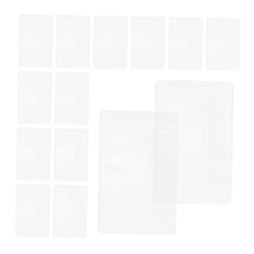 Parliky 50 Stück Transparente Schutzhüllen für Kreditkarten und Ausweise Langlebige Halbtransparente Kartenhüllen für Ec karten Bankkarten und Visitenkarten Leicht und Vielseitig von Parliky