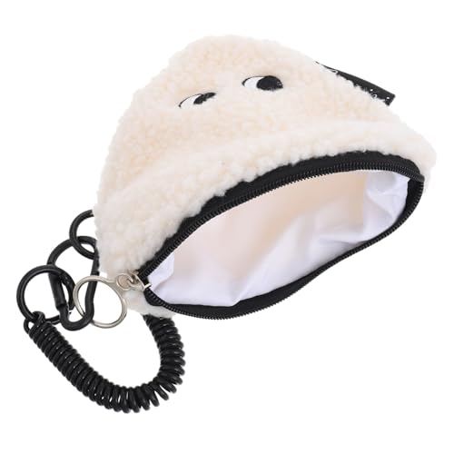 Parliky Kawaii Münztasche Für Frauen Plüsch Geldbörse Kleiner Münzhalter Auto Niedliche Schlüsselanhänger Tasche Mini Aufbewahrungstasche Für Geldbörse Cartoon Wechselgeldbörse von Parliky